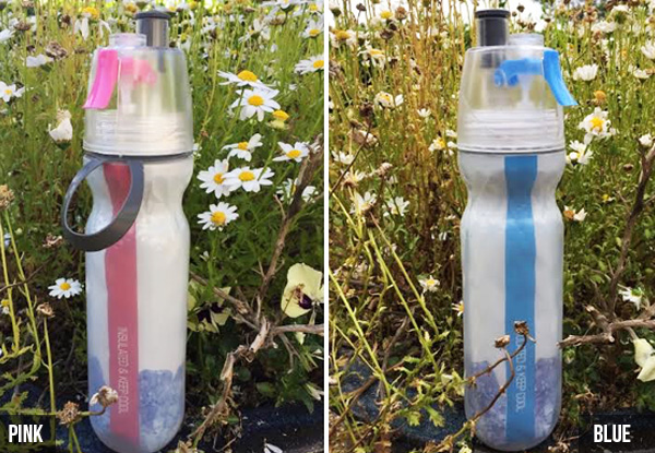 Mist N' Sip Drinking Bottle - Four Colours Available