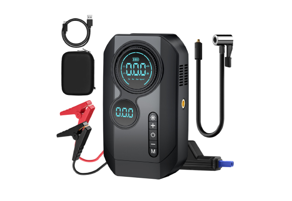 Four-in-One Car Jump Starter Pack