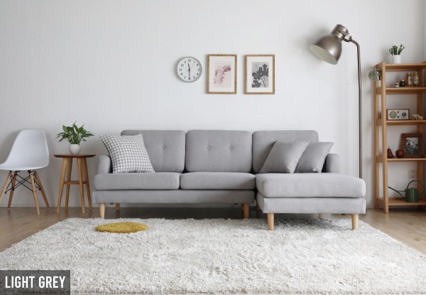 Three-Seat Sofa & Chaise - Two Colours Available