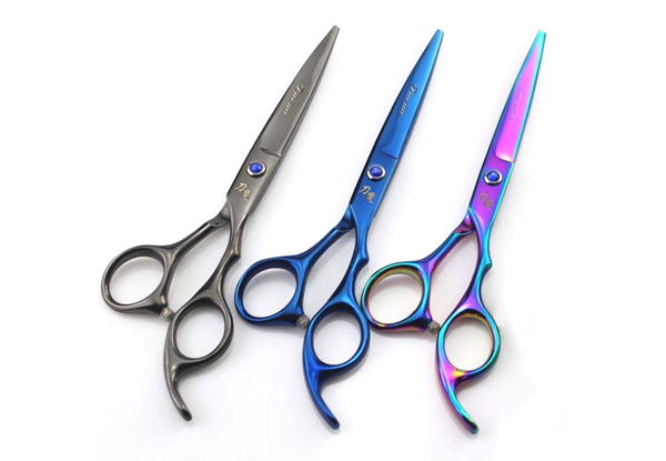 Six-Inch Professional Hairdressing Scissors - Three Colours Available