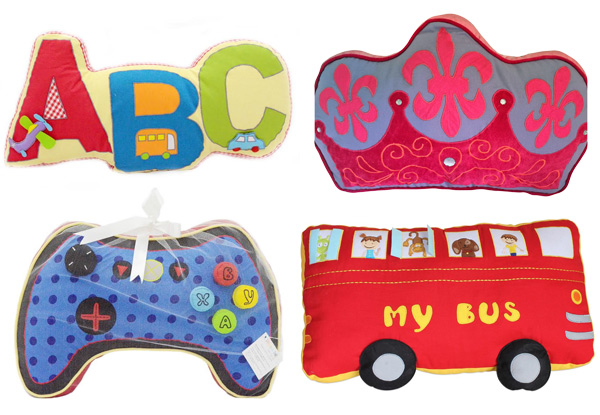 Fun Shaped-Cushion Range - Five Styles Available with Free Metro Delivery