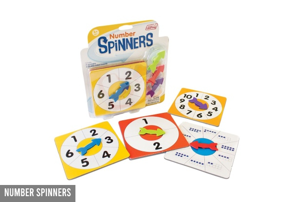 Kids Educational Spinner Set - Five Options Available