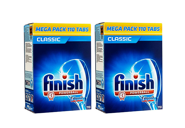 Two-Pack of Finish Powerball Classic Dishwasher Tablets - 220 Tablets Total - North Island Only