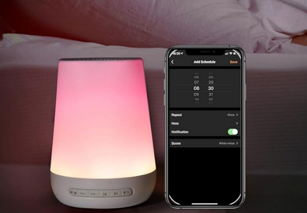 White Noise Machine with Night Light