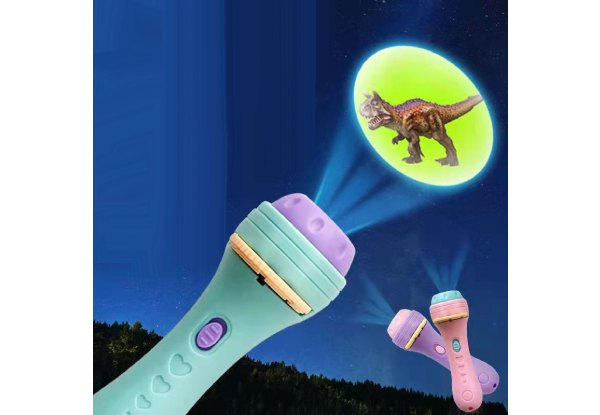 Flashlight Projector Torch Lamp Toy - Three Colours Available