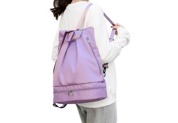 Travel Sports Backpack with Dry & Wet Separation - Five Colours Available