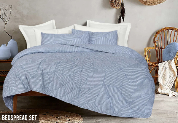 Amsons Ariana Denim Pure Cotton Bedding Range - Available in Four Options & Six Sizes