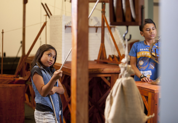 Entry to Eureka: The Inventions of Archimedes Exhibition at Waikato Museum - Five Options Available