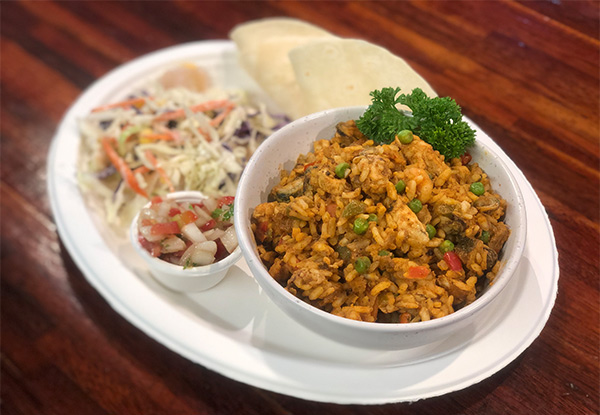 Authentic Mexican Dish for One Person - Choose from Calamari, Paella, Two Tacos, or Two Empanadas