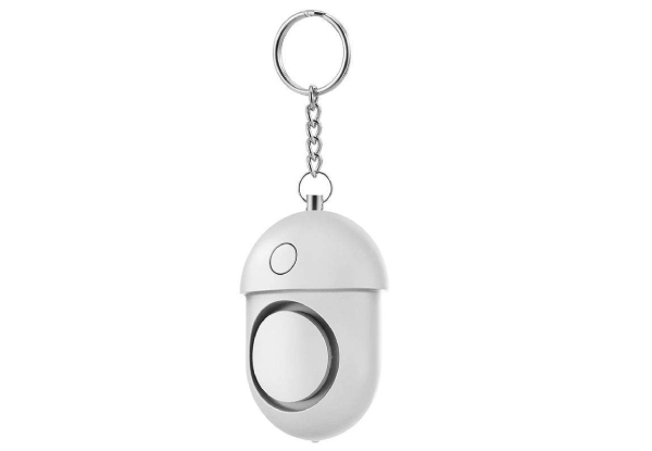 Emergency Personal Alarm Keychain with LED Torch - Available in Six Colours
