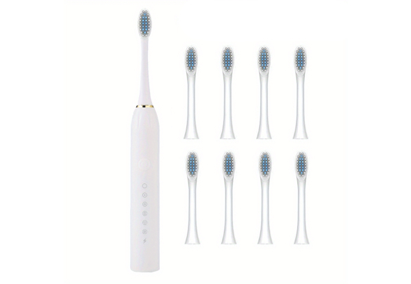 ProSonic T5 Electric Toothbrush incl. Eight Brush Heads - Available in Three Colours - Elsewhere Pricing $49.99
