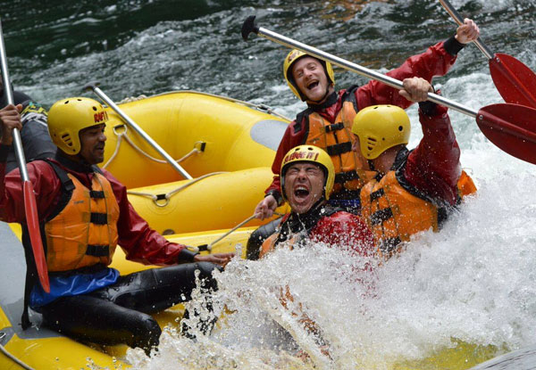 3.5 Hour Kaituna River White Water Rafting Experience incl. Online Photo Pack - Options for Up to 8 People