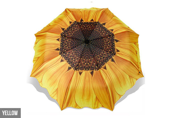 Flower Umbrella - Two Colours Available with Free Delivery