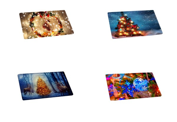 Anti-Slip Christmas Door Mat - Four Styles Available & Option for Two