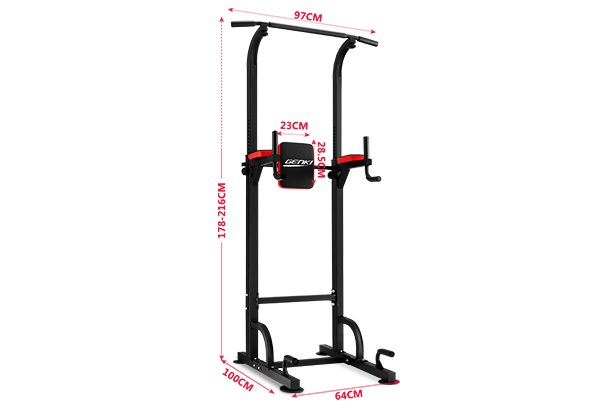 Five-in-One Genki Power Tower Pull-up Dip Station