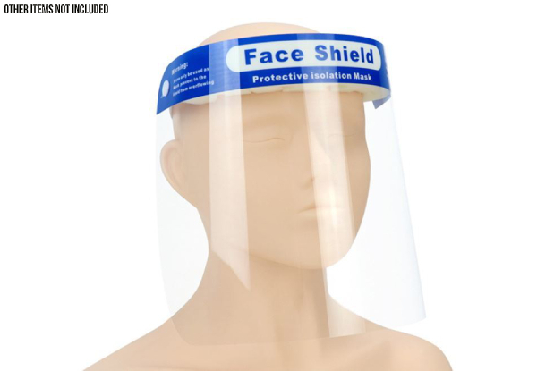 Adjustable Protective Face Shield - Options for 1, 5, 10, or 100