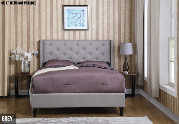 Lisbeth Fabric Bed Frame Range - Three Colours & Two Sizes Available