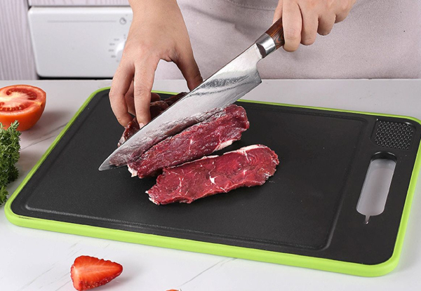 Four-in-One Defrosting Cutting Board - Available in Two Sizes