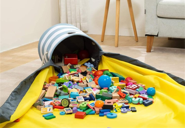 Toy Storage Organiser with Play Mat