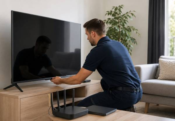 On-Site TV & Home Entertainment Technical Support Visit with First Fix TV - Options for 30 or 60 Minutes