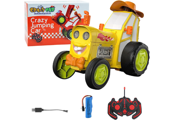 Rechargeable RC Jumping Car Toy