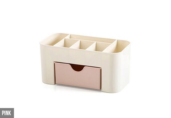 Tabletop Make-Up Storage Box - Three Colours Available with Free Delivery
