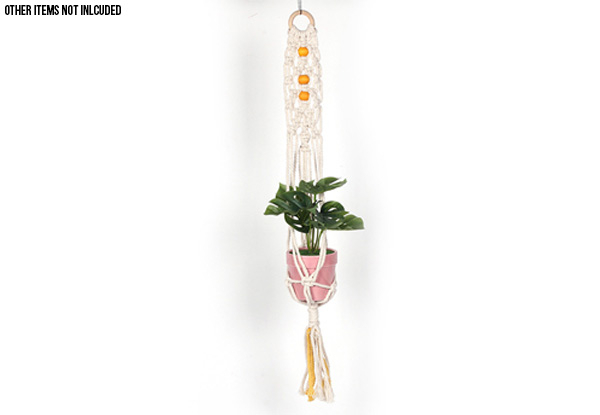Macrame Plant Hanger - Option for Two with Free Delivery