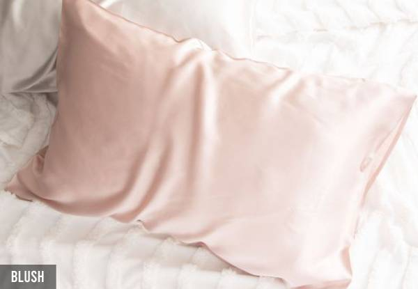 Renee Taylor 100% Mulberry Silk Standard Pillowcase - Six Colours Available