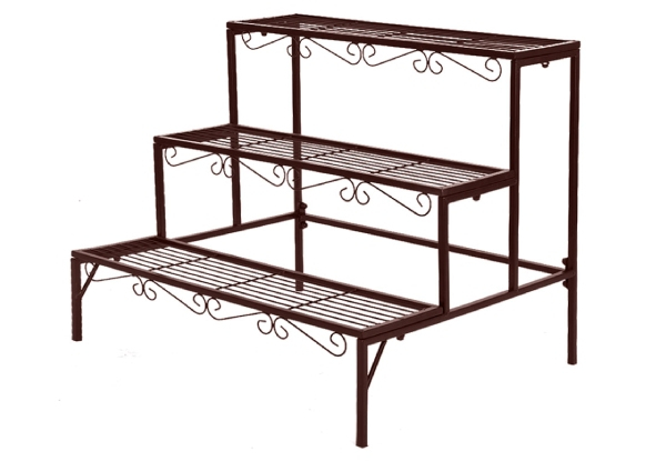 Levede Three-Tier Rectangle Flower Pot Plant Stand - Three Colours Available