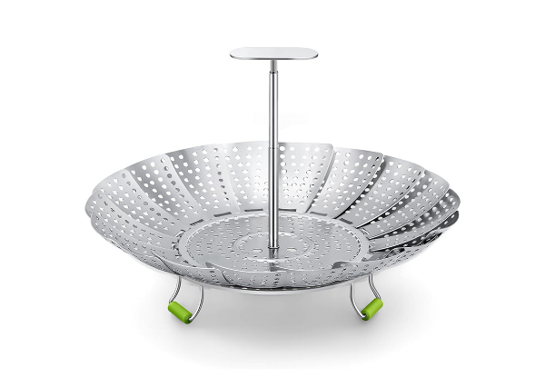 Foldable Steamer Basket - Available in Two Sizes & Option for Two