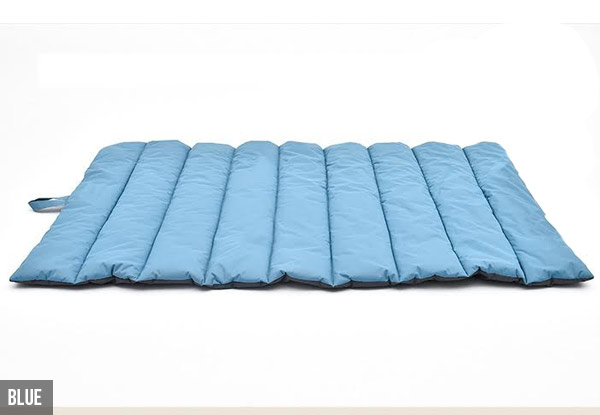 Large Foldable Water Resistant Dog Bed Mat - Two Colours Available