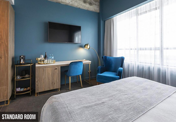 One-Night, Four-Star Art Boutique Christchurch Getaway at The Muse Art Hotel for Two People incl. Late Checkout & WiFi - Options for Two or Three-Night Stay incl. Breakfast & Standard or Superior Room