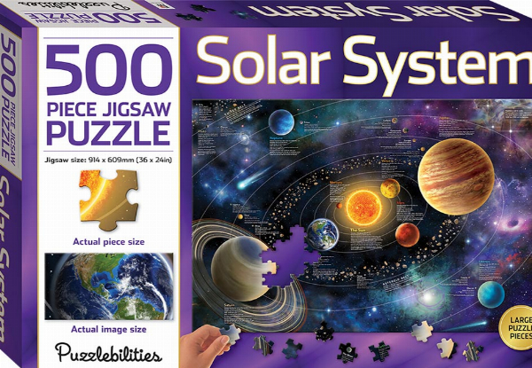 Puzzlebilities 500-Piece Solar System Puzzle