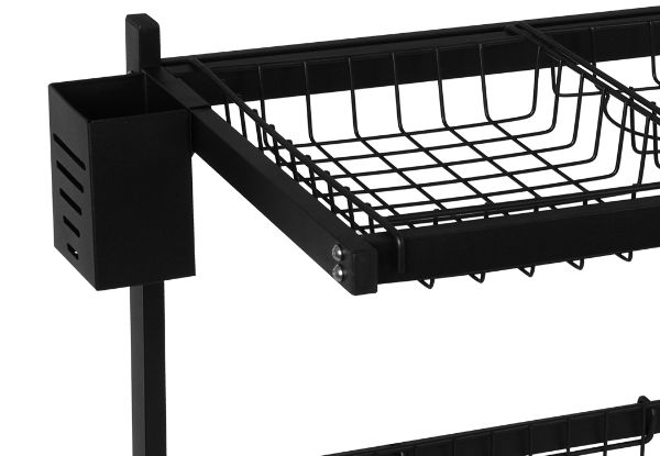 Toque Over Sink Dish Drying Rack Organiser