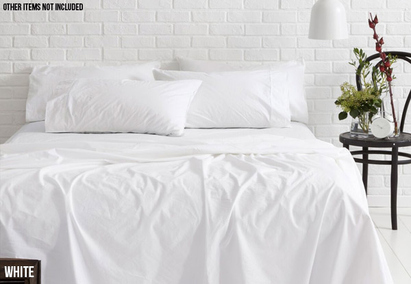 Canningvale Queen Bed Sheet Set Range - Three Styles Available with Free Delivery