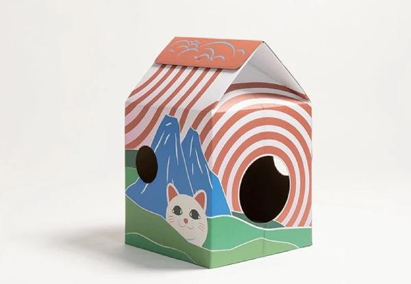 Pidan Cat House and Scratcher - Elsewhere Pricing $29.90