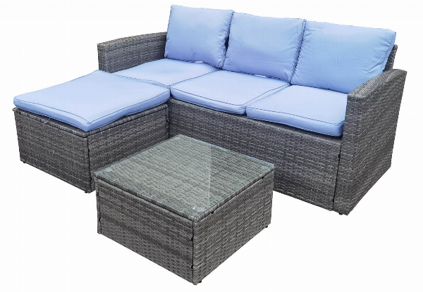 Rio Three-Piece Outdoor Sofa Set