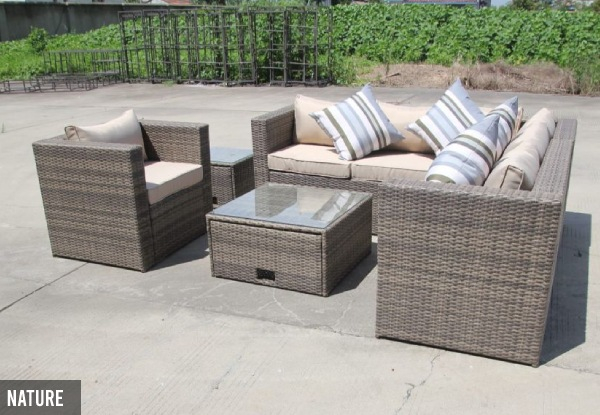 Houston Outdoor Sofa Set - Two Colours Available