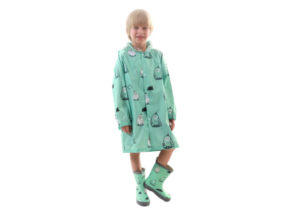 Kids Lightweight Raincoat - Two Colours & Six Sizes Available