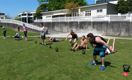 $29 for a Summer Re-Conditioning Five-Week Bootcamp incl. Five-Week Membership at FitHub Gym, or $49 for Two People at Auckland Domain