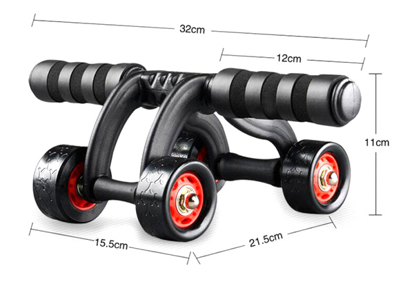 Two-Wheel Ab Roller - Option for Four-Wheel Roller