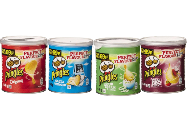 12-Pack of Pringles 40g - Four Flavours Available