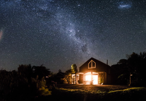 Two-Night Coromandel Rainforest River Retreat Stay for Two People incl. Daily Continental Breakfast