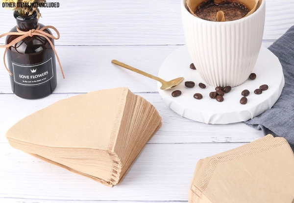 100-Piece Coffee Filter Papers - Two Sizes Available
