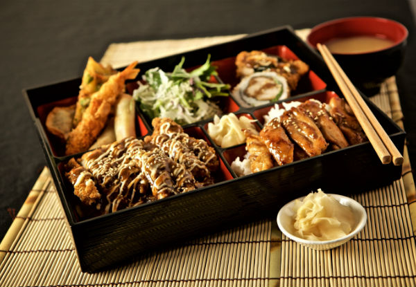 Two Entrees & Two Bento Boxes or Main Meals for Two People at TJ Katsu's Brand New Location at 11 Courtenay Place