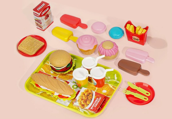 150-Pieces Kids Toy Takeout House Restaurant Set