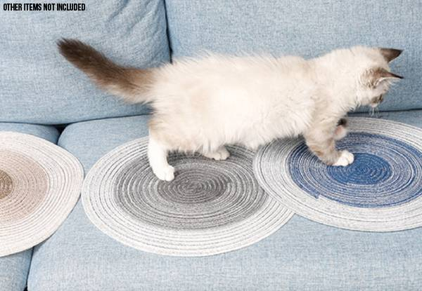 Small Cat Scratch Mat - Three Colours Available & Option for Two-Pack