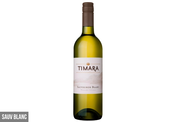 12 Bottle Case of Timara Wine - Two Options Available