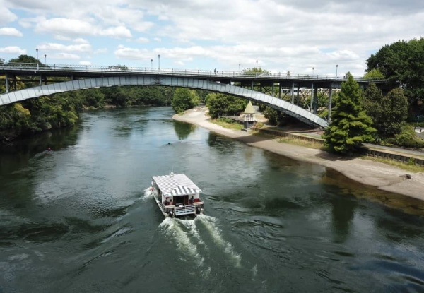 Two-Hour Cafe Lunch Cruise on the Waikato River Explorer for Two People incl. Cafe Voucher
