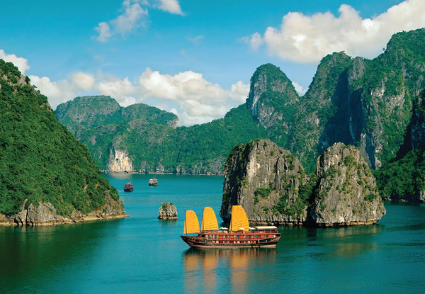 Per-Person Double or Twin-Share 10-Day North & Central Vietnam Tour with Three or Four Star Accommodation incl. Domestic Flights,  Guide, Air Con Transport & More